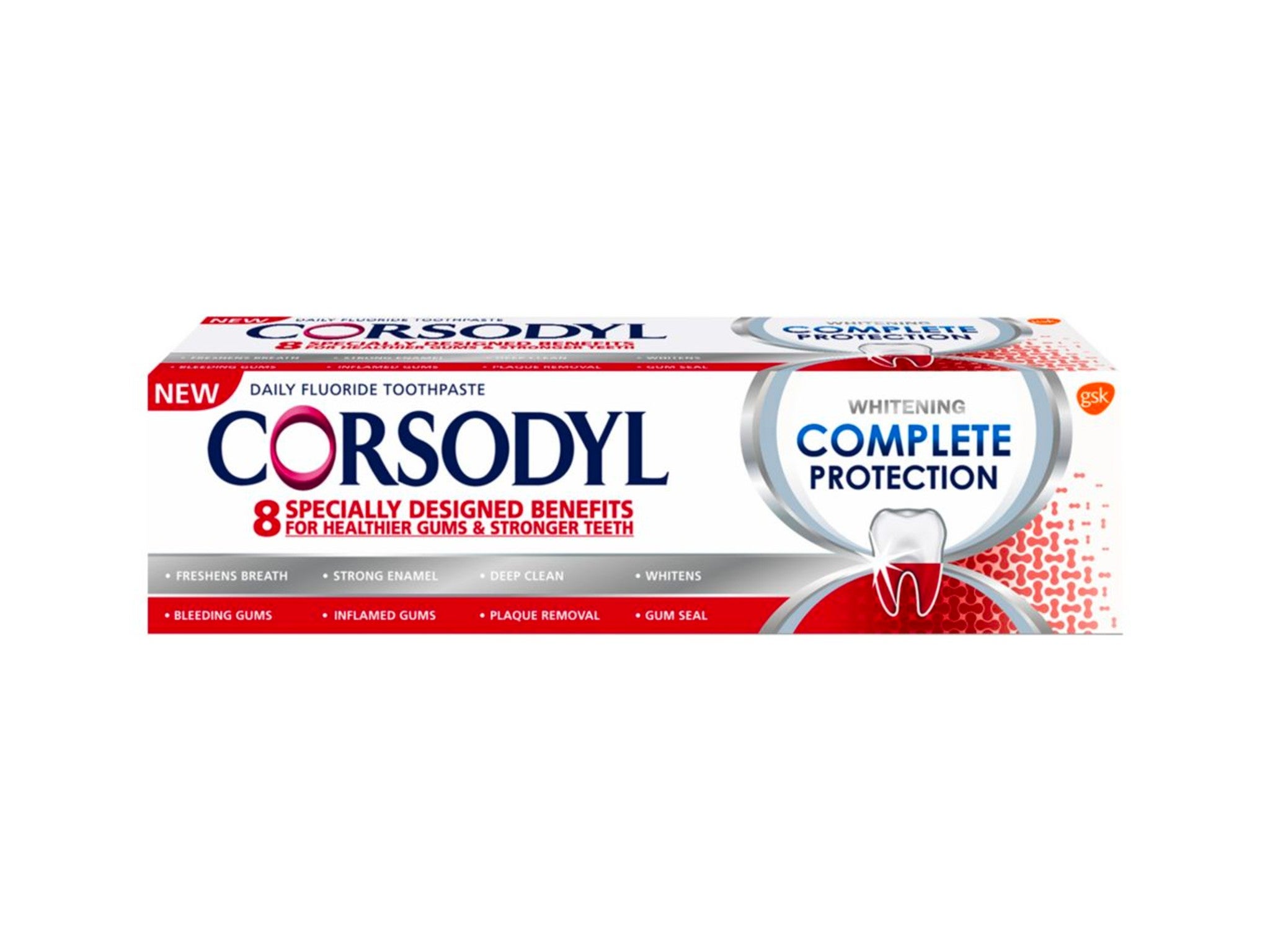 Corsodyl complete protection toothpaste whitening indybest
