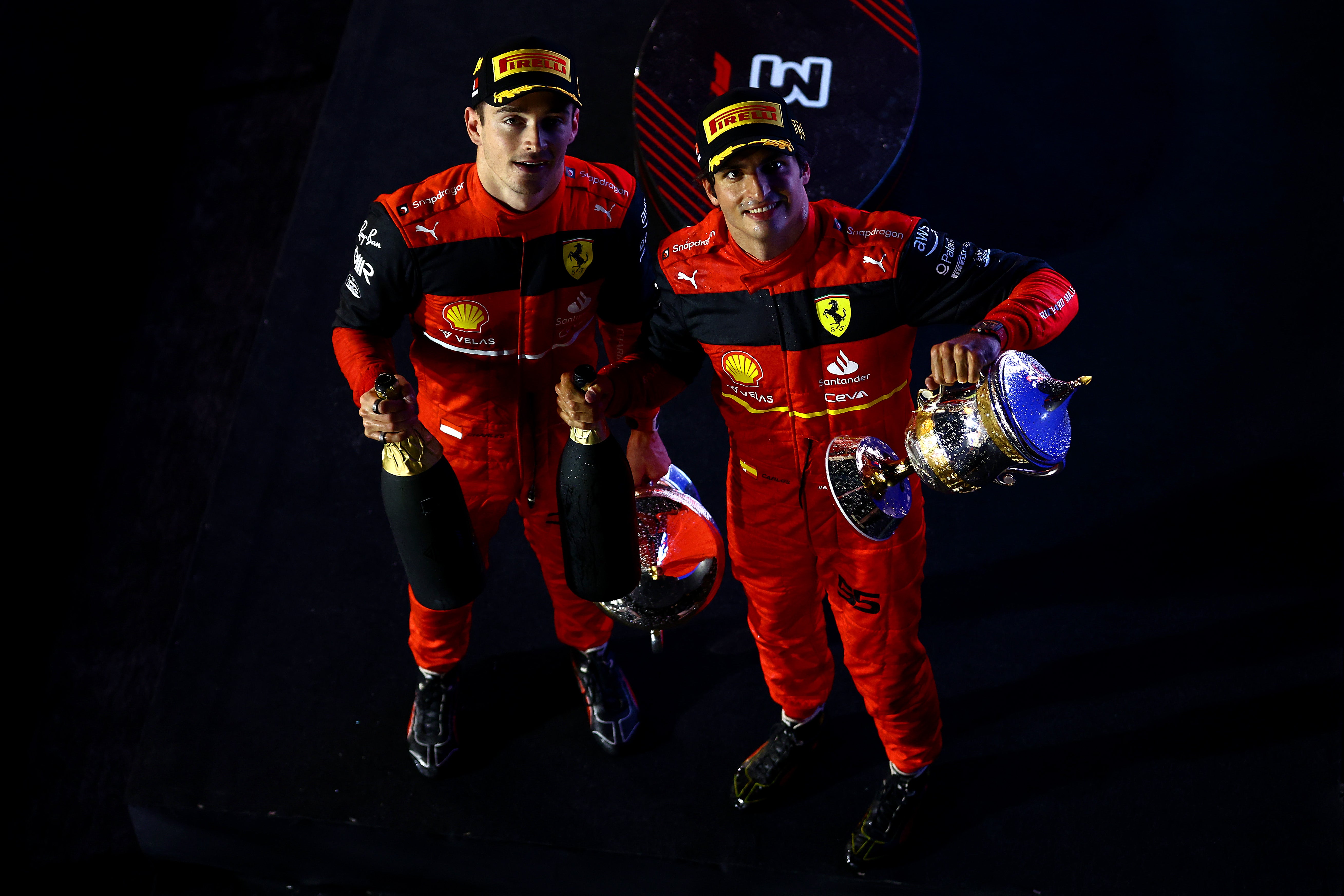 Charles Leclerc and Carlos Sainz Ready to Make Ferrari F1 Champions