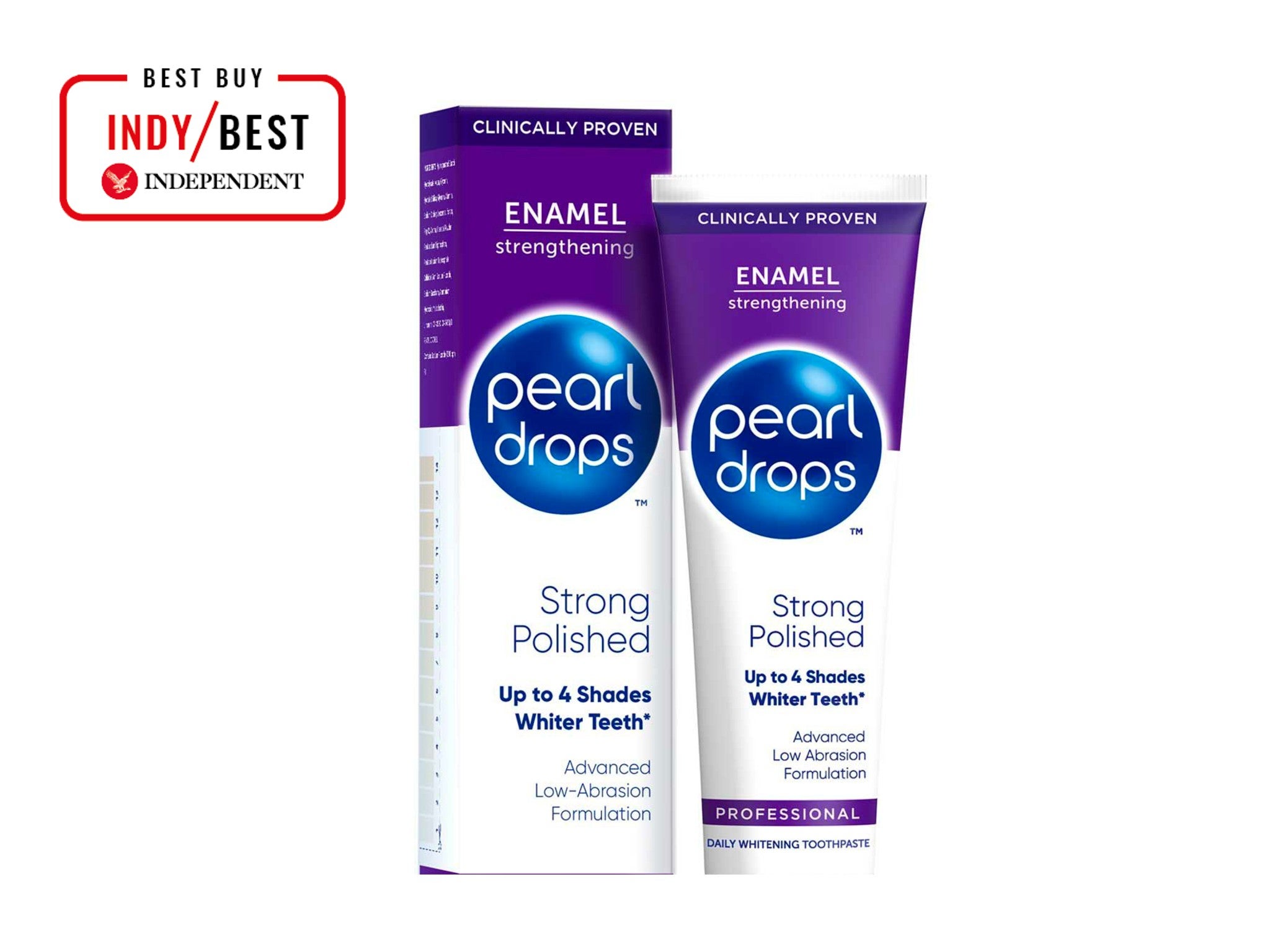 Pearl Drops strong polished white toothpaste indybest