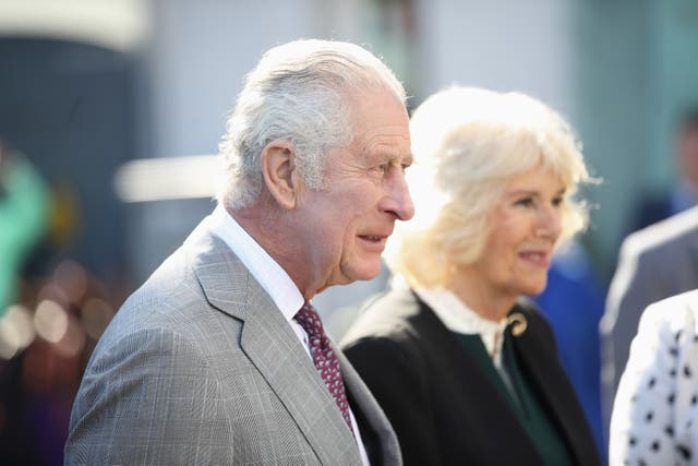 Charles and Camilla met local people during their walkabout in Waterford (Julien Behal Photography/PA)