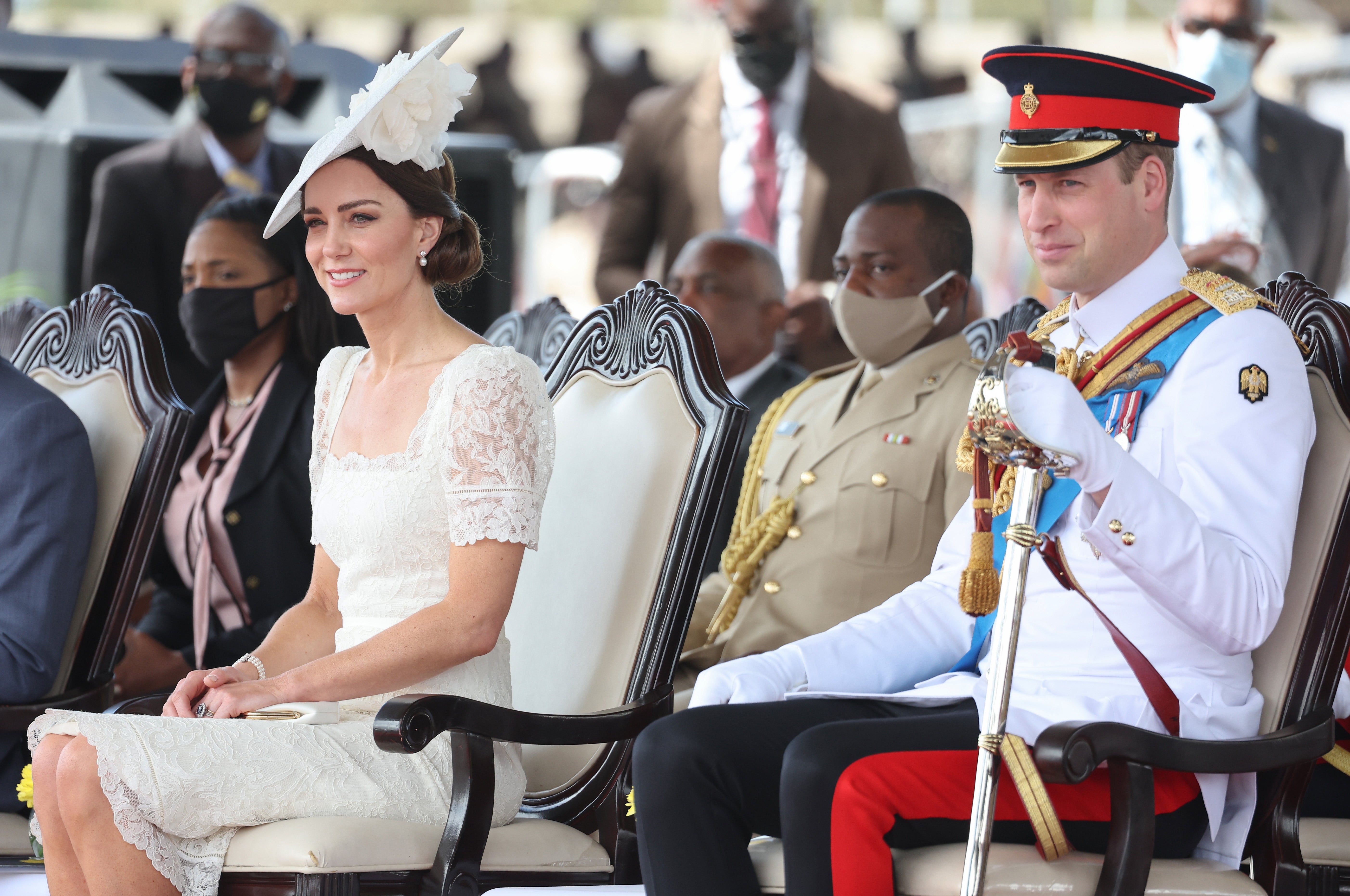 The Duke and Duchess attend the inaugural Commissioning Parade for service personnel in Kingston on 24 March