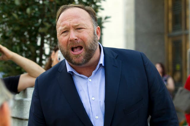 <p>Alex Jones is being sued by the families of the Sandy Hook mass shooting  </p>