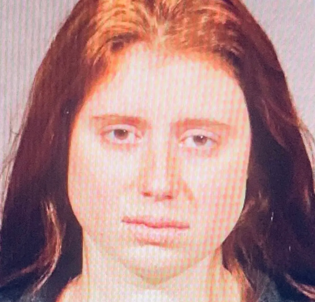 <p>Lauren Pazienza is seen in her mugshot following her arrest for the shoving death of Barbara Maier Gustern</p>