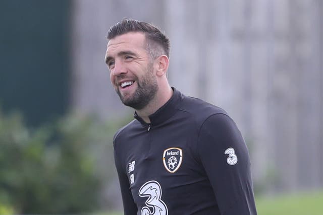 Republic of Ireland defender Shane Duffy has a smile back on his face