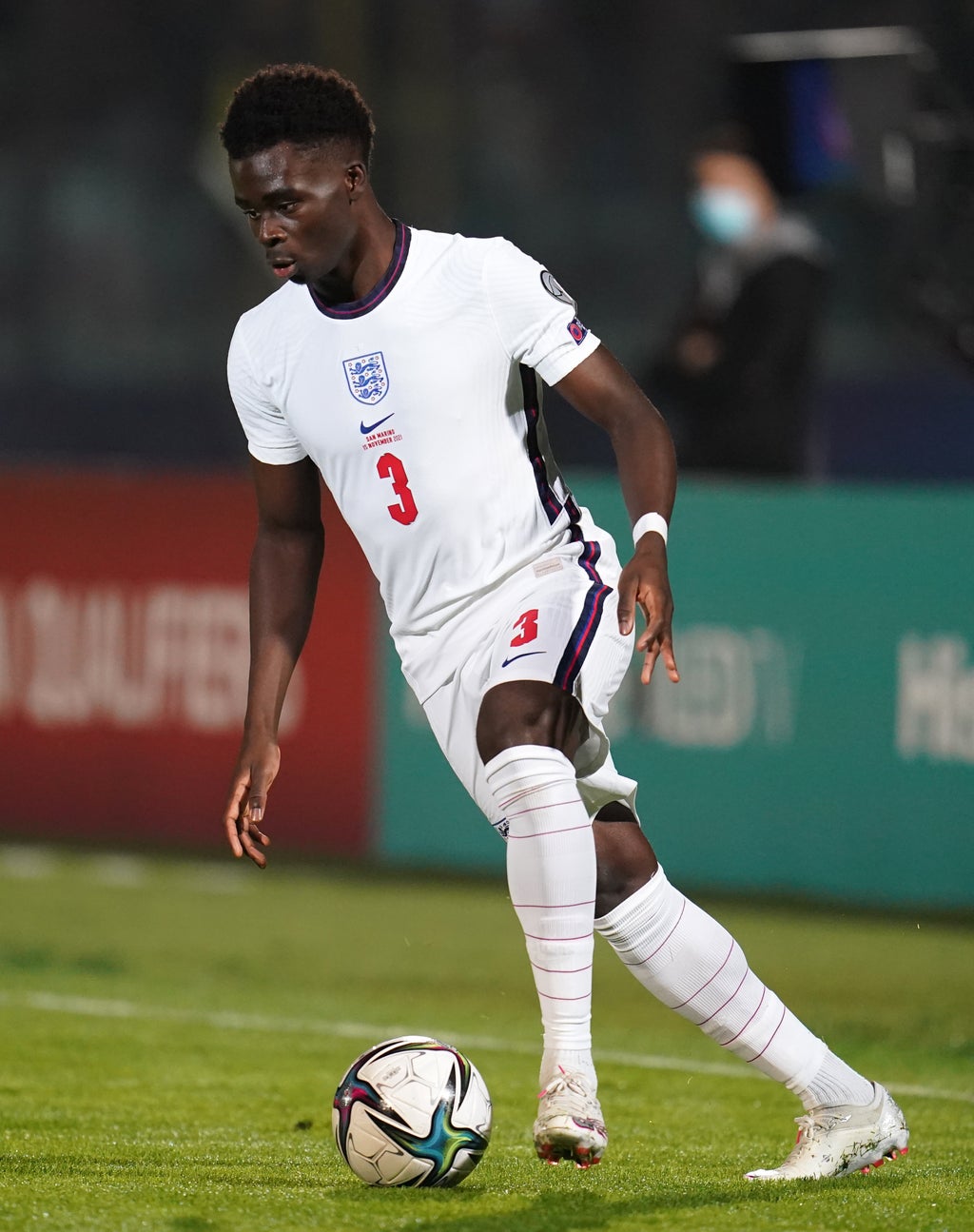 Bukayo Saka out of England squad after positive Covid test