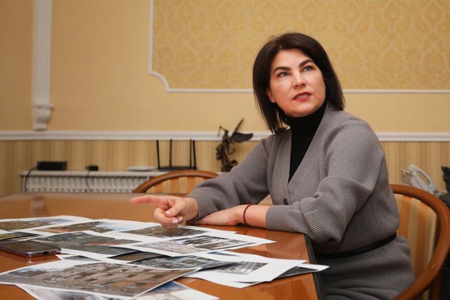 La fiscal general de Ucrania, Iryna Venediktova, hizo la acusación esta semana.