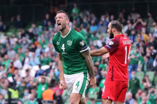 Republic of Ireland defender Shane Duffy is not giving up on his Euro 2028 dream (Niall Carson/PA)