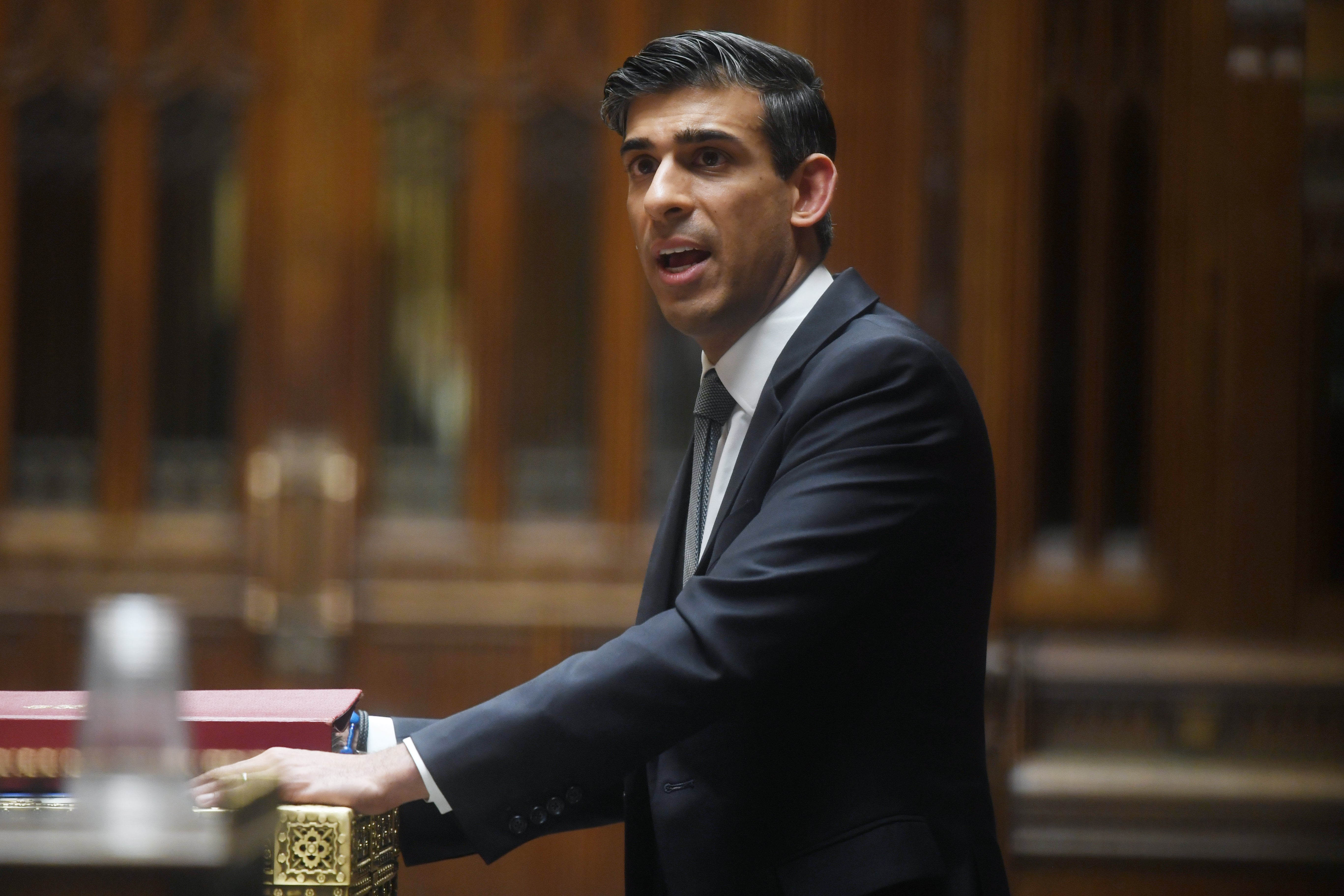 Chancellor of the Exchequer Rishi Sunak delivering his spring statement (UK Parliament/Jessica Taylor)