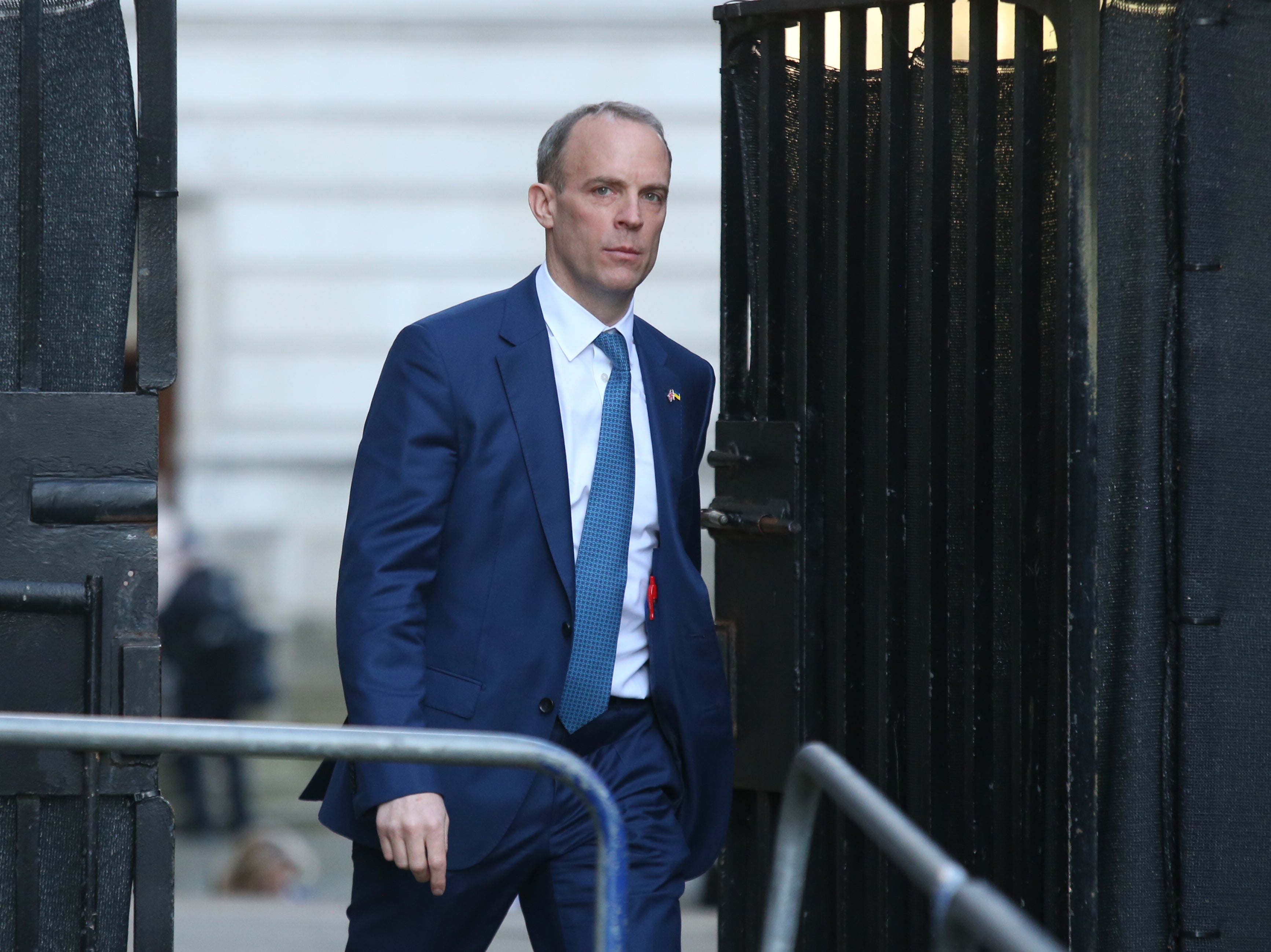 Justice Secretary Dominic Raab has revealed 60% of victims do not report crimes to police and a third drop out during the prosecution process, ahead of the publication of scorecards rating local police services today (James Manning/PA)