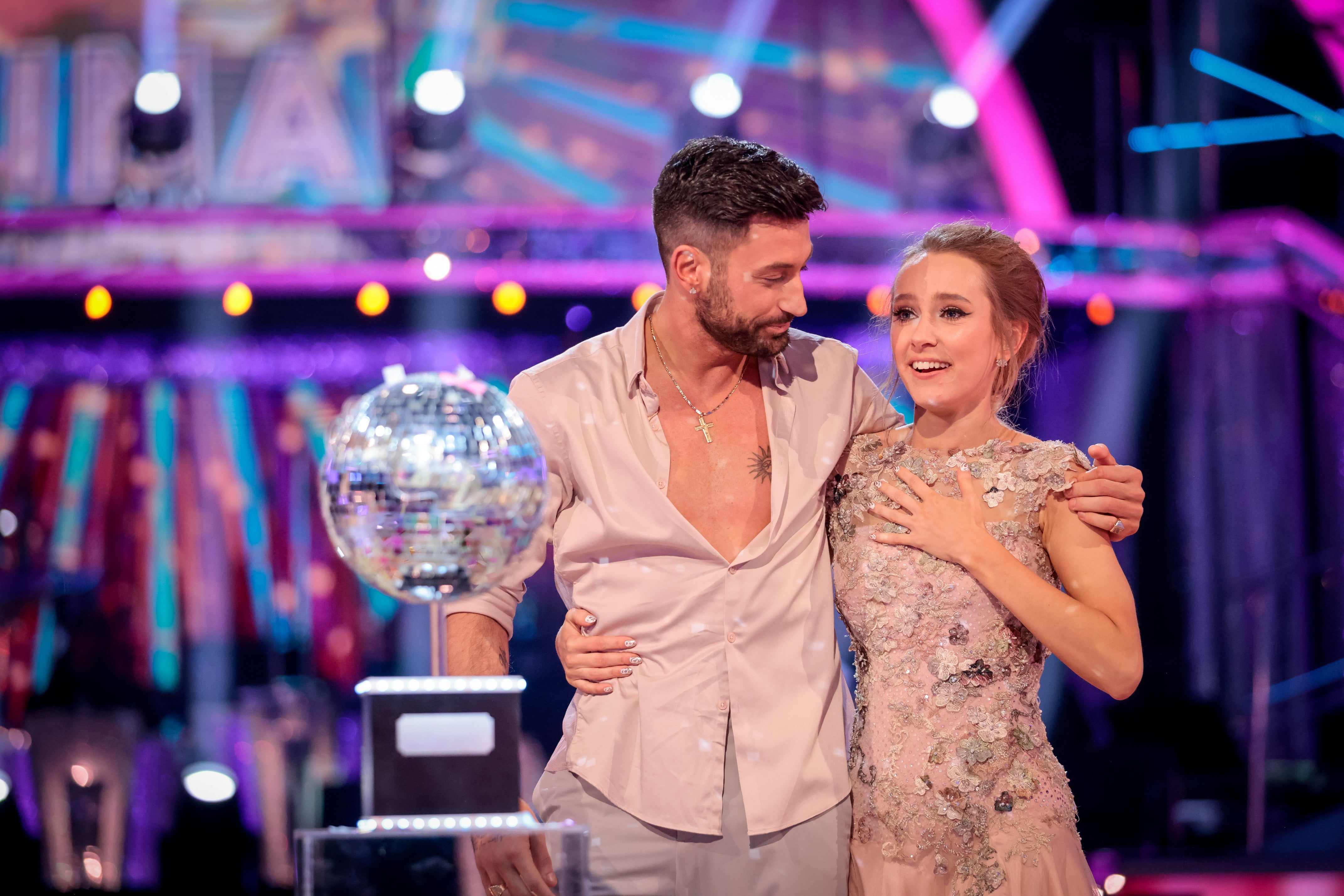 Crossbench peer Baroness Grey-Thompson said Rose Ayling-Ellis, seen here winning Strictly Come Dancing 2021 with Giovanni Pernice, was’amazing’ (BBC/PA)