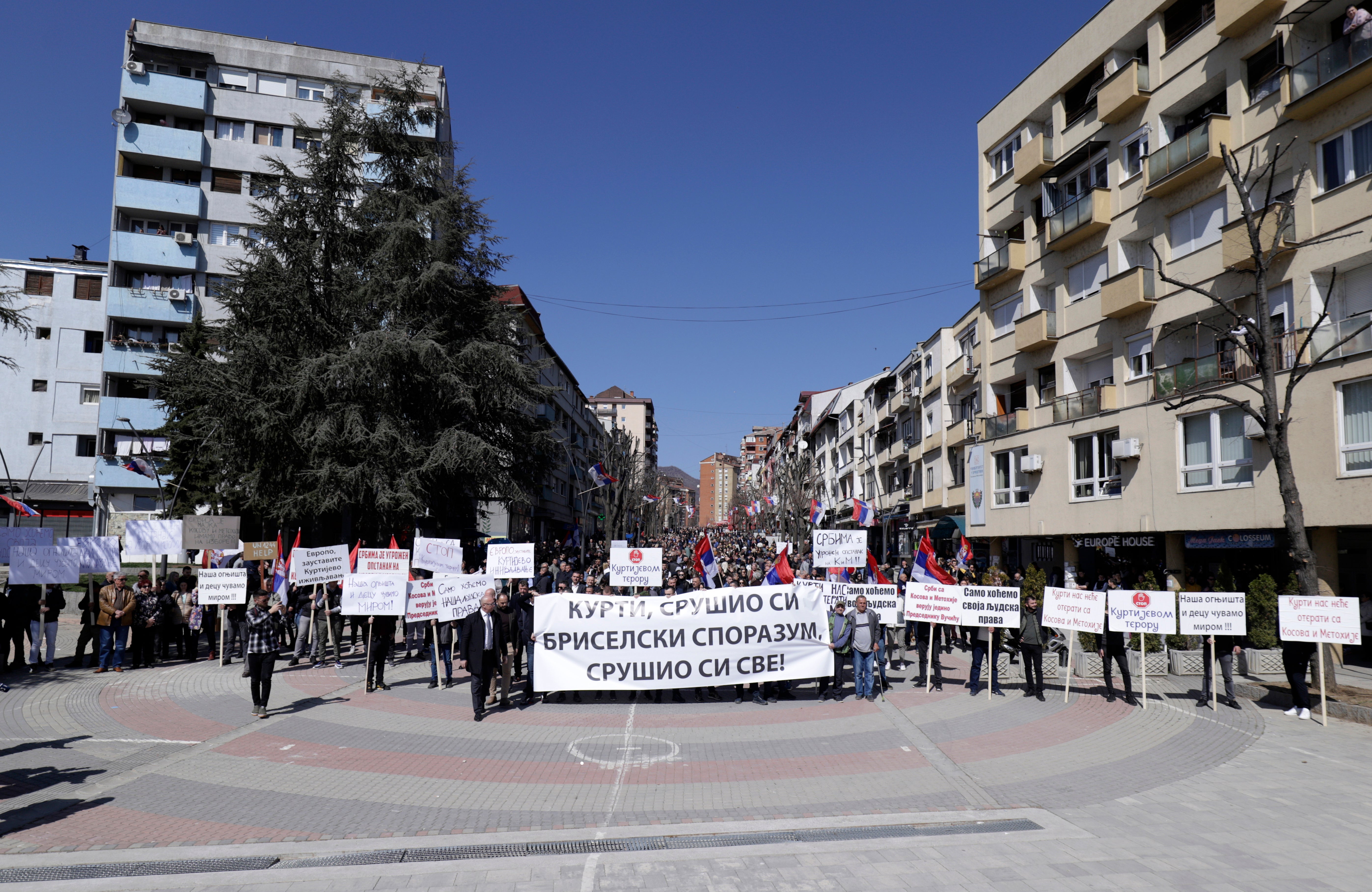 Kosovo Serbs Protest