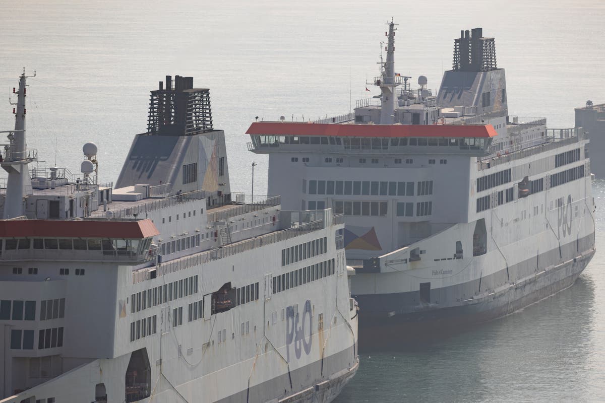 P&O ferry detained in Northern Ireland for being &lsquo;unfit to sail&rsquo;