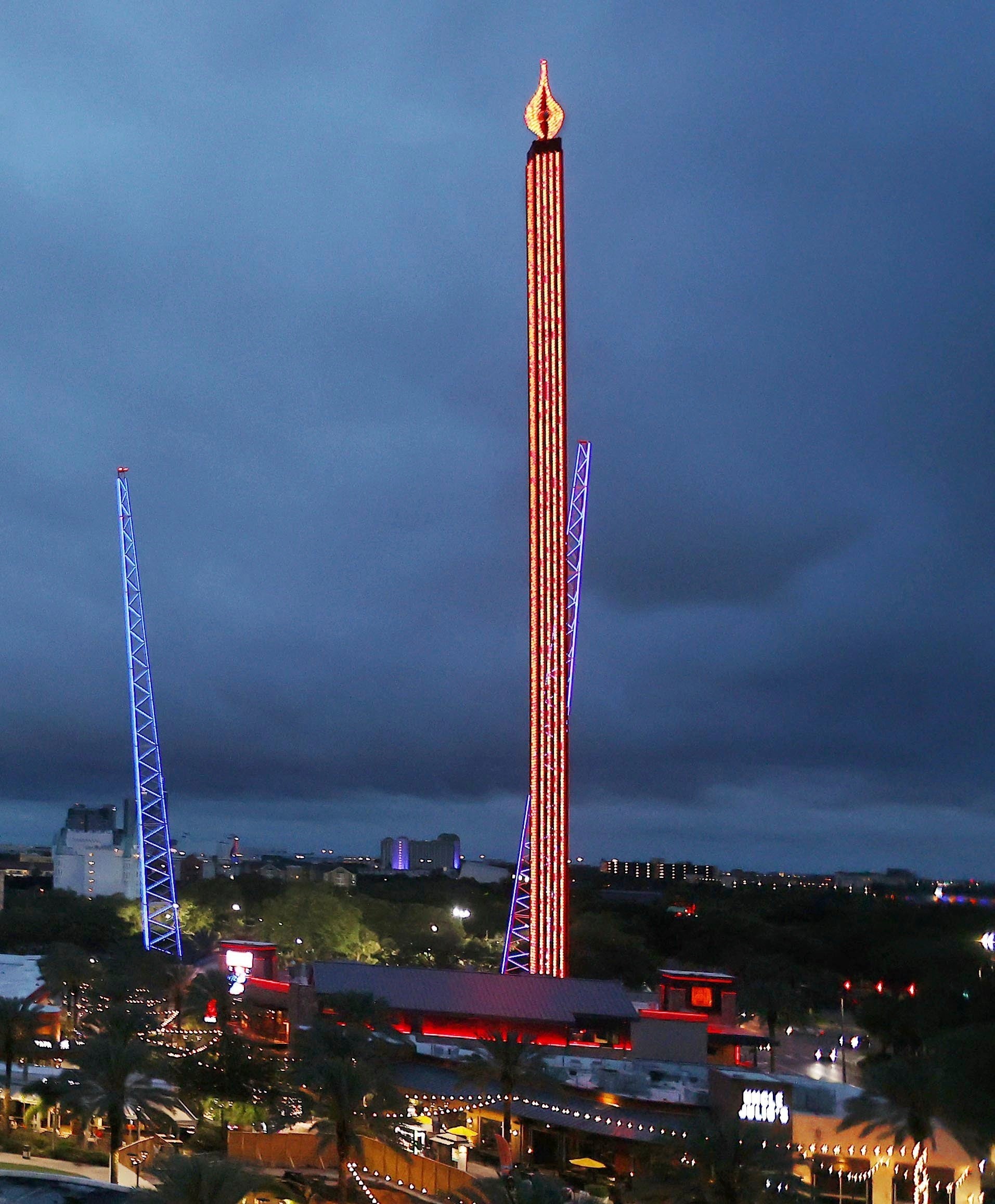 The Free Fall ride in Orlando which was the site of the tragedy