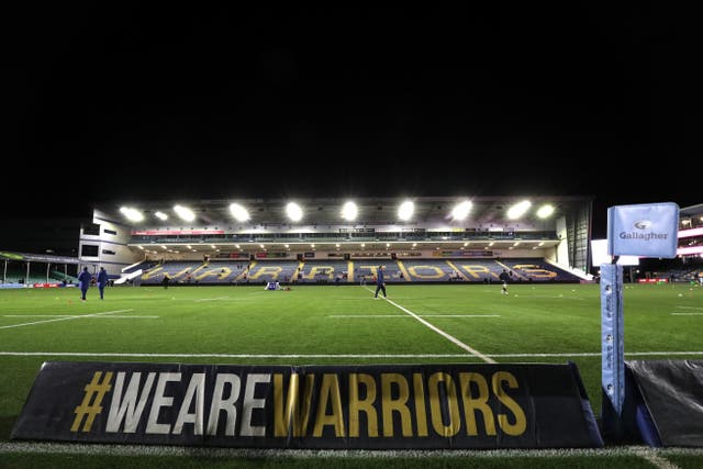 Worcester Warriors have been forced to cancel their match at Gloucester (Bradley Collyer/PA)