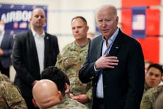 Biden says he was told he wasn’t allowed to go to Ukraine as he praises ‘back bone’ of Ukrainian people