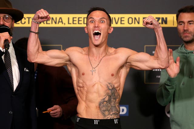 Josh Warrington is ready to draw a line under a disastrous 2021 (Nigel French/PA)