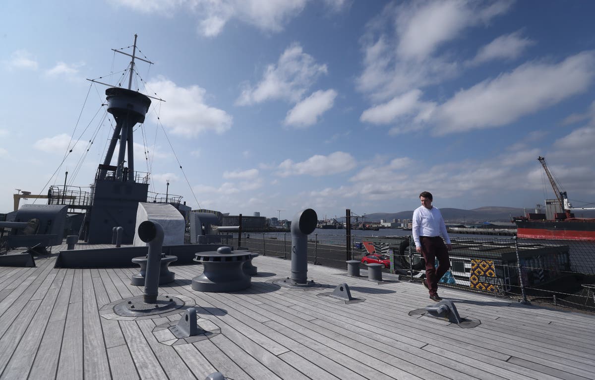 Long-term future of HMS Caroline in Belfast secured &ndash; minister