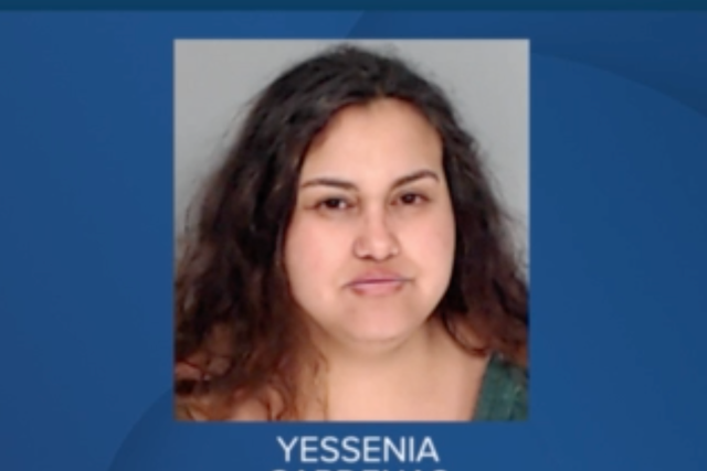 <p>Police have accused Yessenia Cardenas, 25, of trying to give her baby away to pedestrians in Corpus Christi, Texas</p>