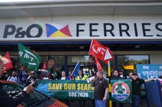 Talks between RMT and P&O over sackings end after 20 minutes