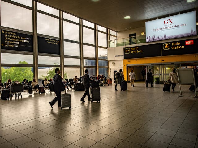 <p>South bound: the revived terminal at Gatwick airport</p>