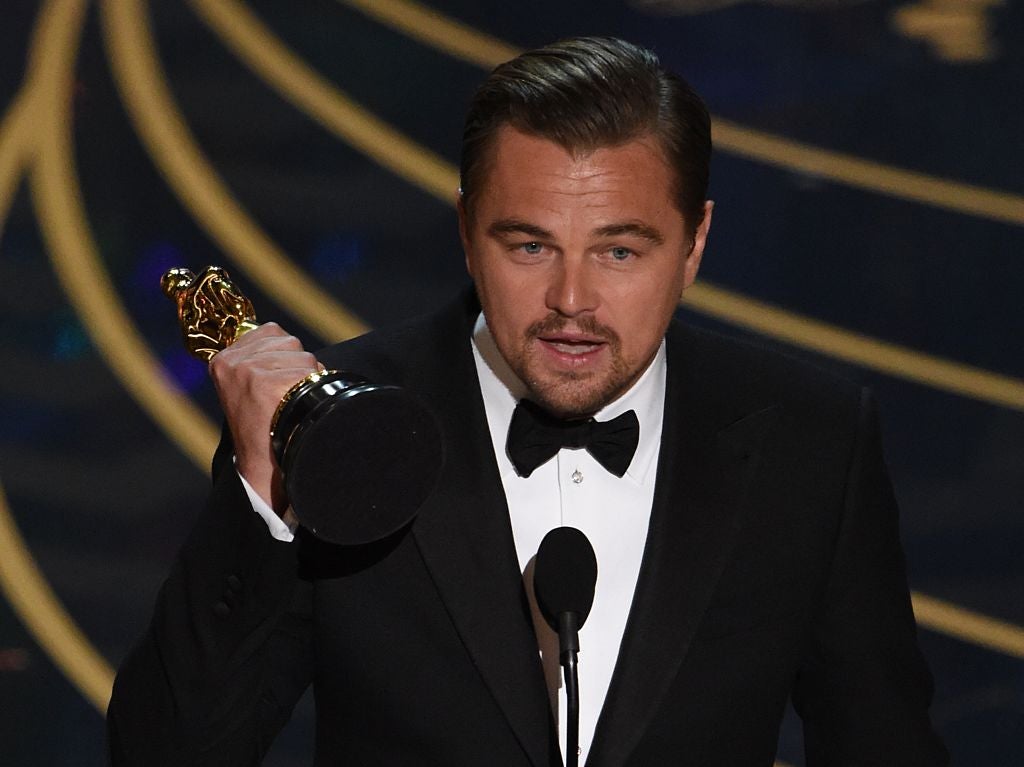 Leonardo DiCaprio usó su discurso de aceptación de los Oscar 2016 como Mejor Actor para llamar a la acción climática