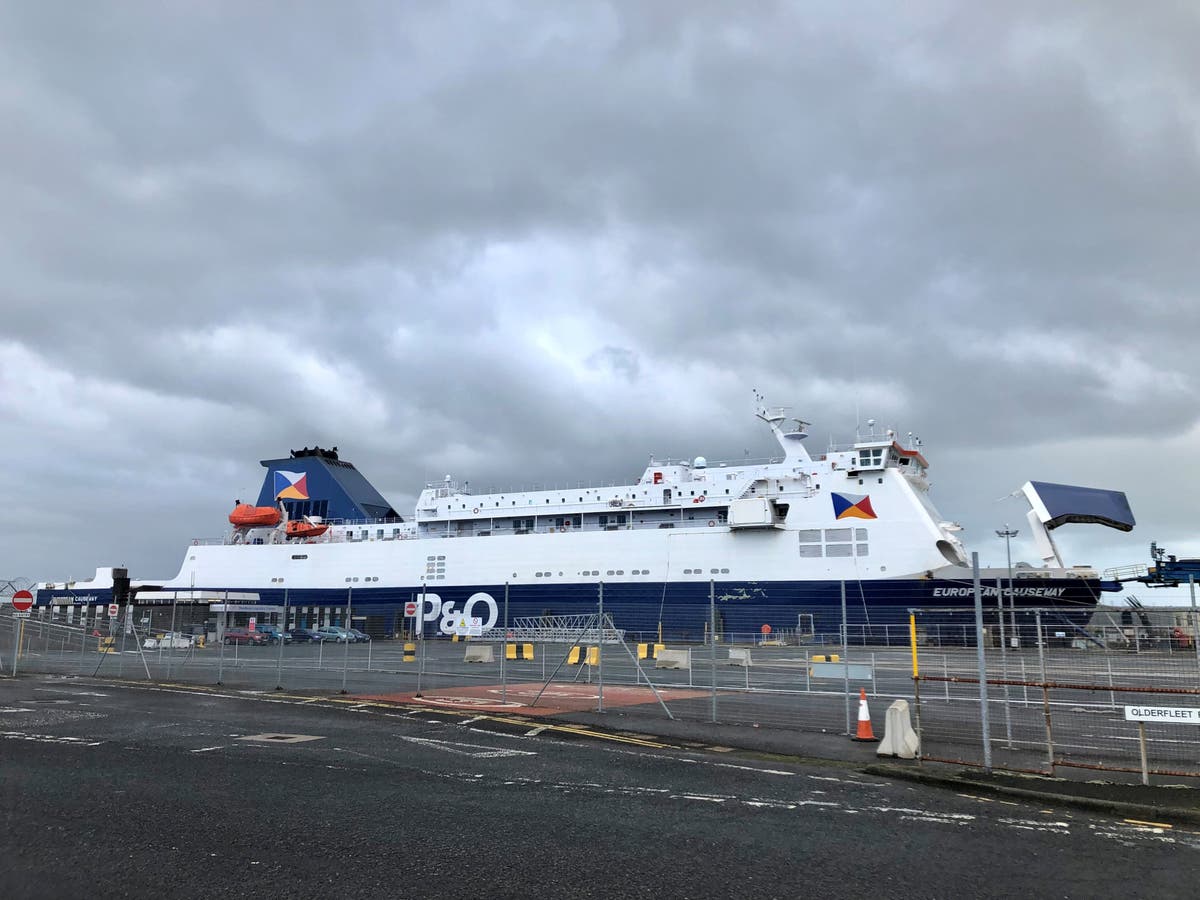 P&O ship detained in Larne after being deemed &lsquo;unfit to sail&rsquo;