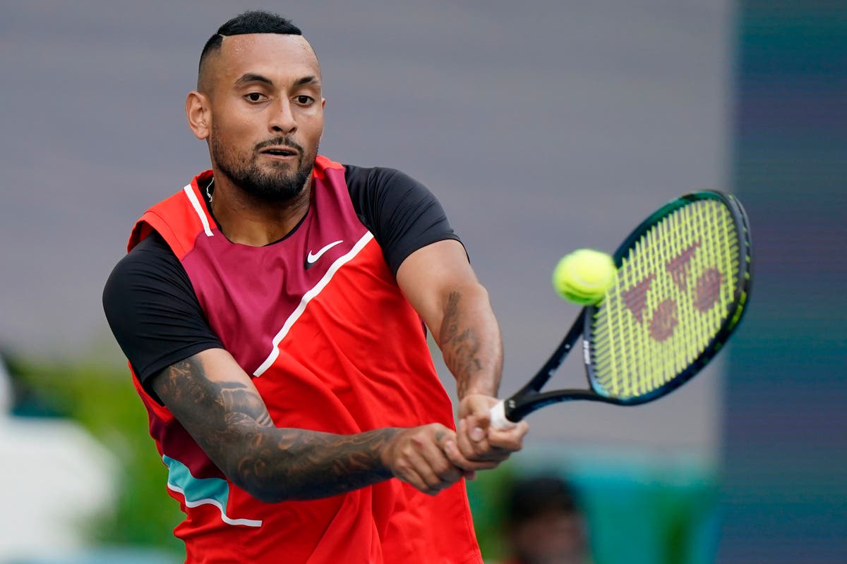 Wildcard Nick Kyrgios cruises past fifth seed Andrey Rublev at Miami Open