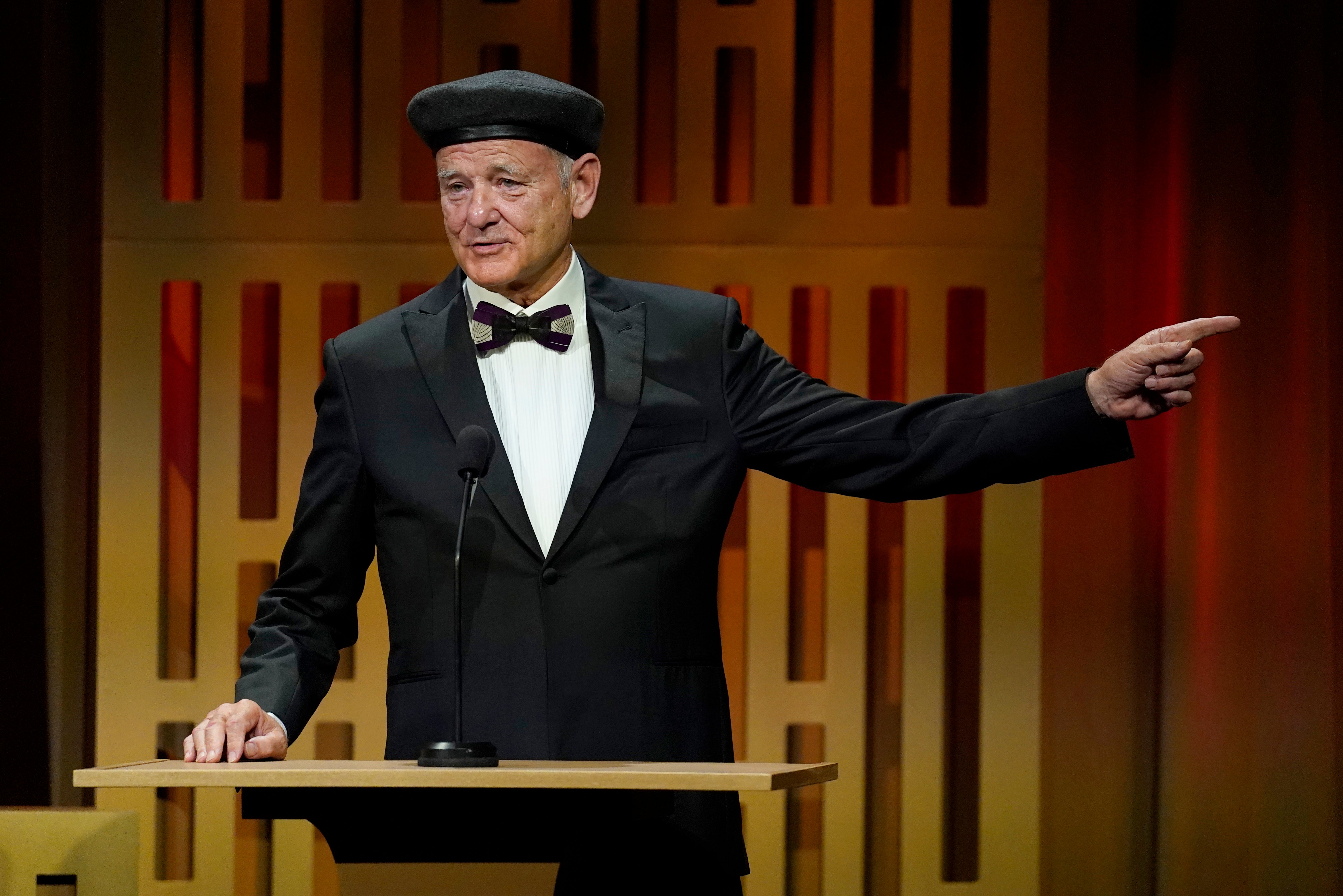 Bill Murray speaks at the Governors Awards on Friday, March 25, 2022, at the Dolby Ballroom in Los Angeles