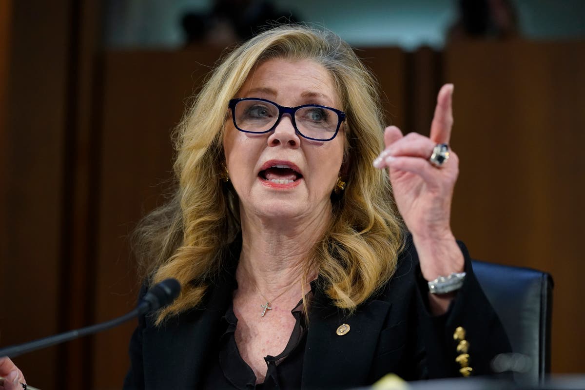 ‘Hypocrisy thy name is Maga’: Abortion opponent Sen Marsha Blackburn ridiculed for tweeting in support of women’s freedom in Iran