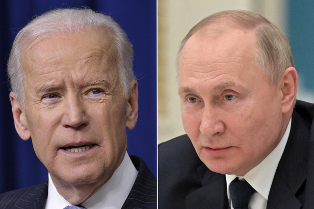 <p>Joe Biden mostraba ser un digno oponente de Vladimir Putin</p>