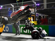 Mick Schumacher ‘physically fine’ after horror crash at Saudi Arabian Grand Prix