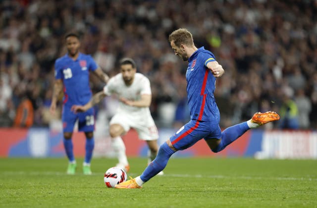 <p>Harry Kane struck from the spot in the win over Switzerland </p>