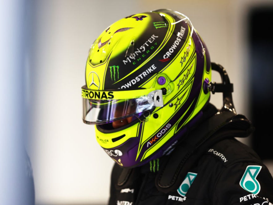 Lewis Hamilton will start Sunday’s grand prix in 16th