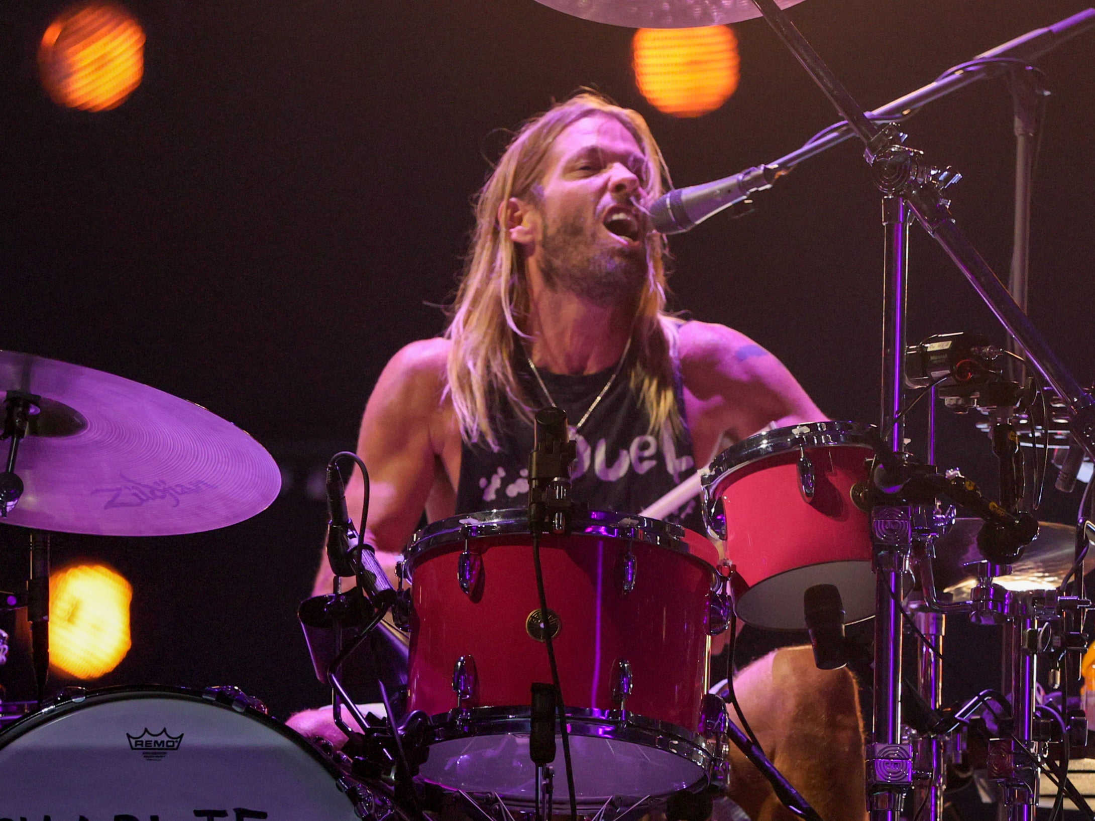 Taylor Hawkins performs onstage during the 2021 MTV Video Music Awards at Barclays Center on 12 September 2021 in the Brooklyn borough of New York City