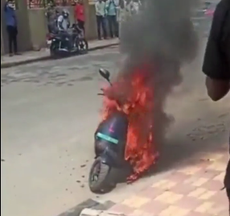 Ola launches probe after electric scooter catches fire in India