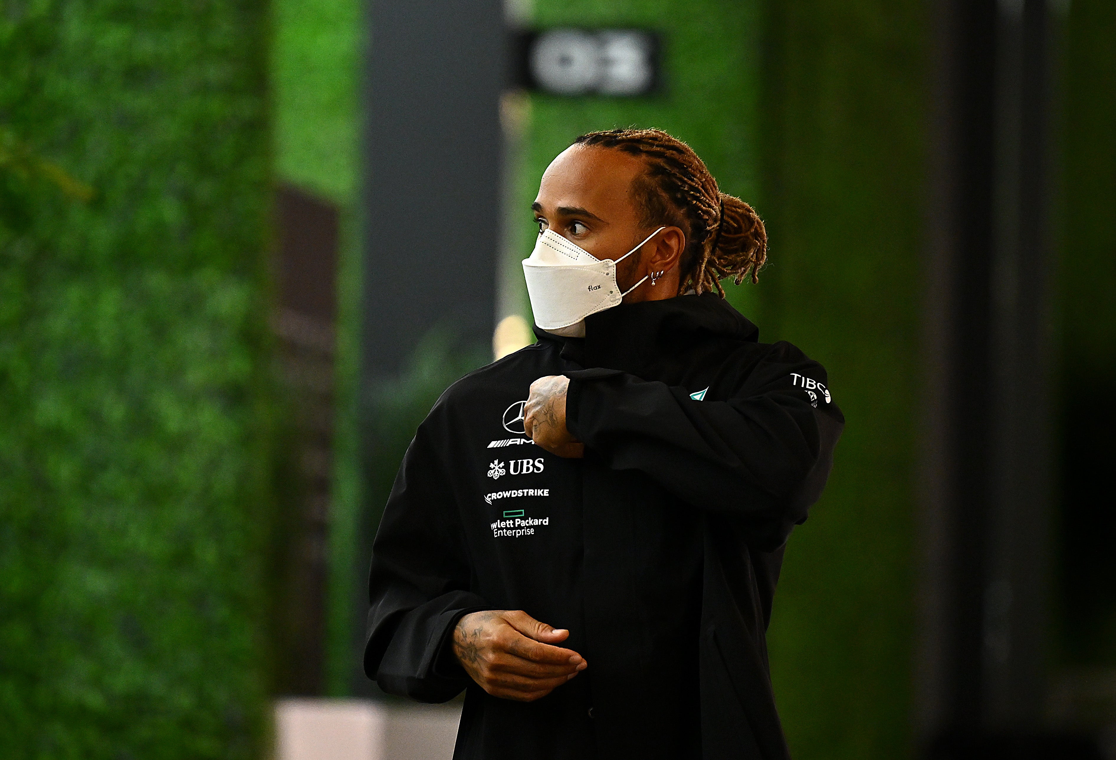 Lewis Hamilton was abused on Twitter by the marshal