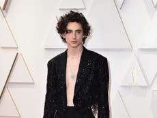 Oscars 2022 – live: Red carpet and winners as Timothee Chalamet, Zendaya and more arrive