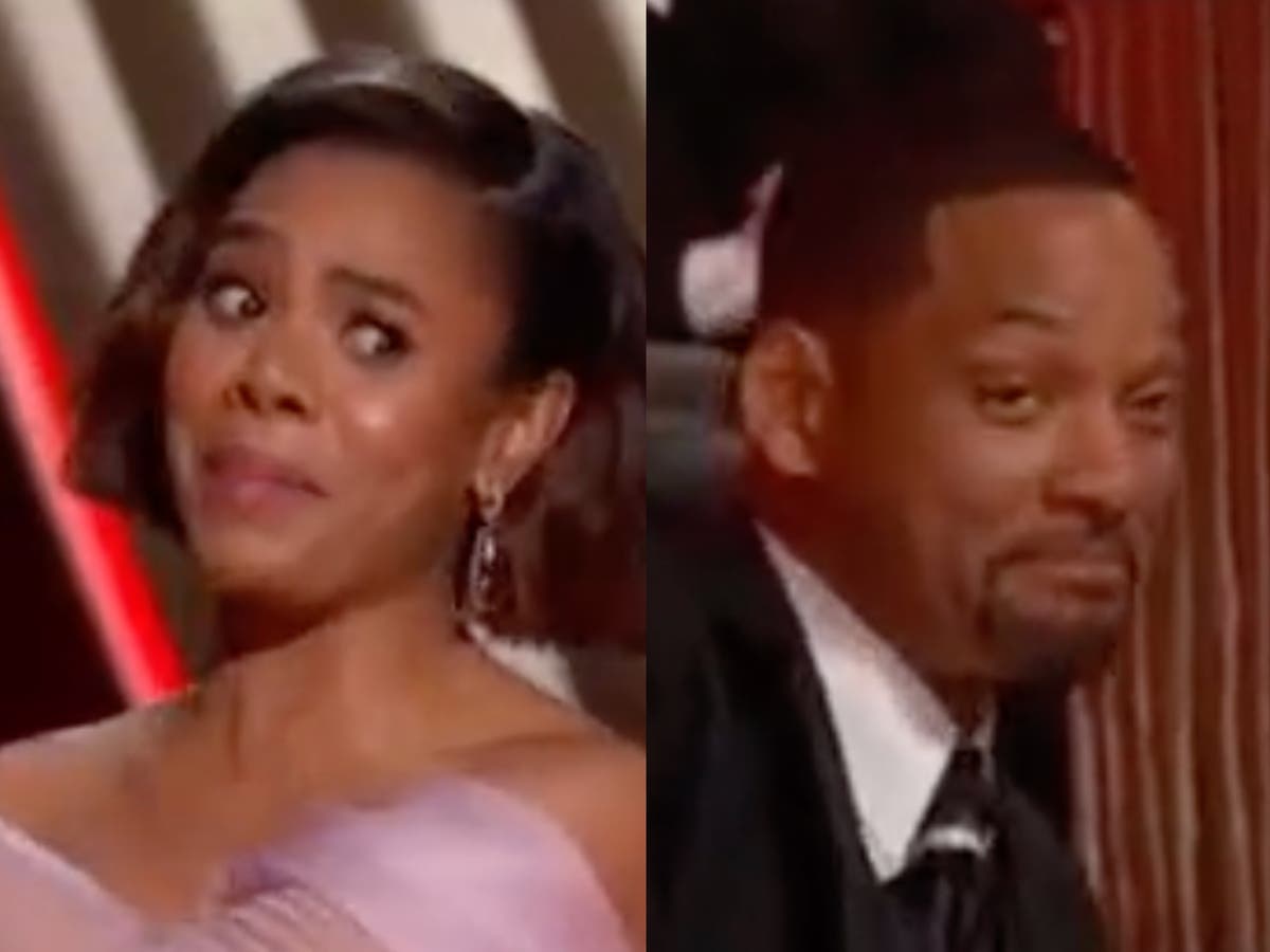Oscars 22 Regina Hall Pokes Fun At Will Smith And Jada Pinkett Smith S Marriage In Hilarious Skit The Independent