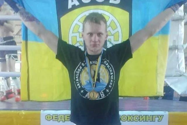 <p>Kickboxing champion Maksym Kagal was killed on 25 March </p>