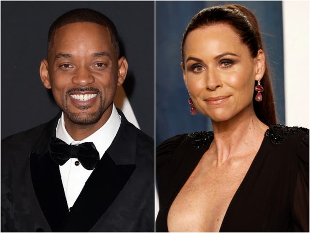 <p>Minnie Driver has reacted to Will Smith hitting Chris Rock</p>