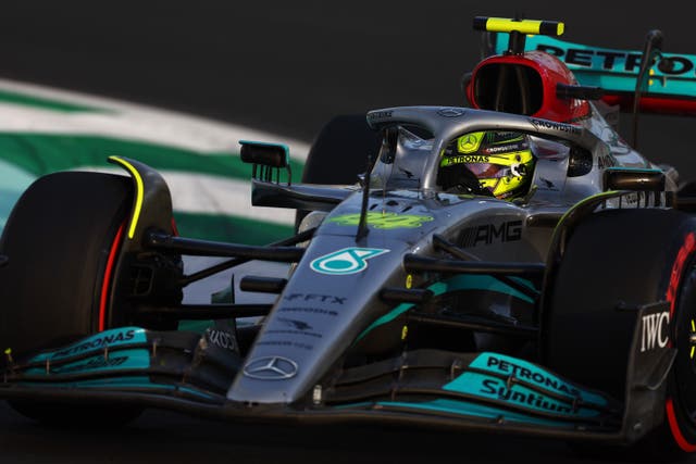 <p>Lewis Hamilton finished tenth at the Saudi Arabian Grand Prix </p>