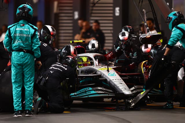<p>Mercedes’ drivers finished fifth and tenth at the Saudi Arabian Grand Prix </p>