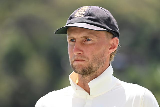 <p>England captain Joe Root after losing the 3rd Test match between the West Indies</p>