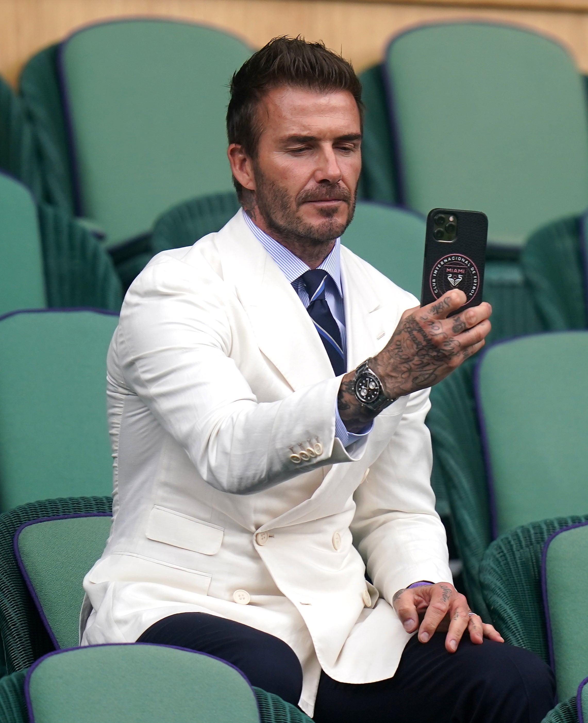 The woman claims to have had a relationship with David Beckham, which he denies