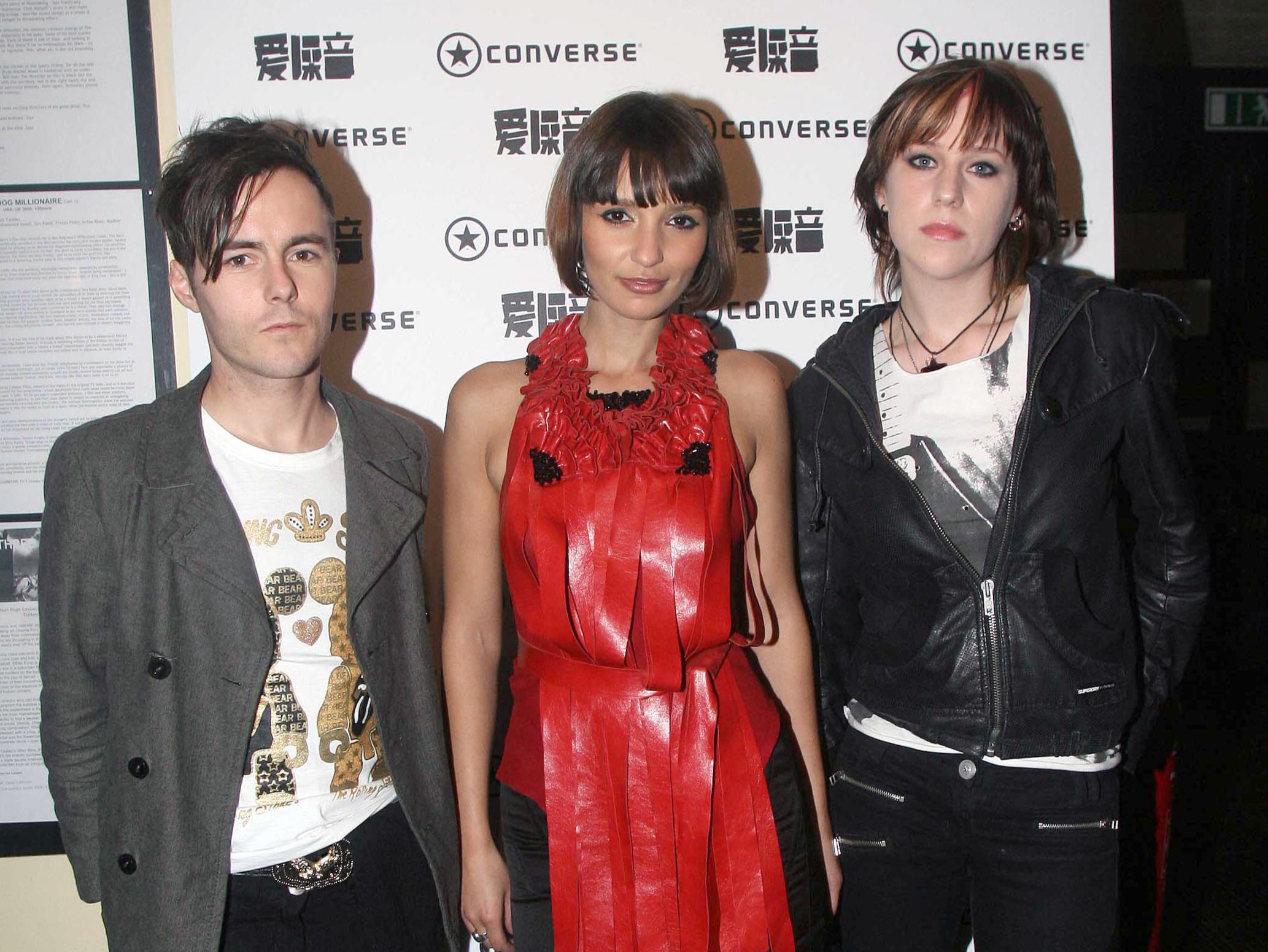 Mckenzie (right) pictured with her band Goldbug