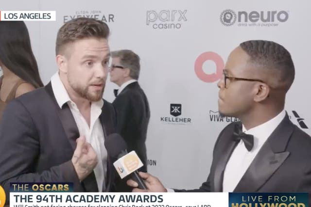 <p>Liam Payne attended the 2022 Oscars </p>