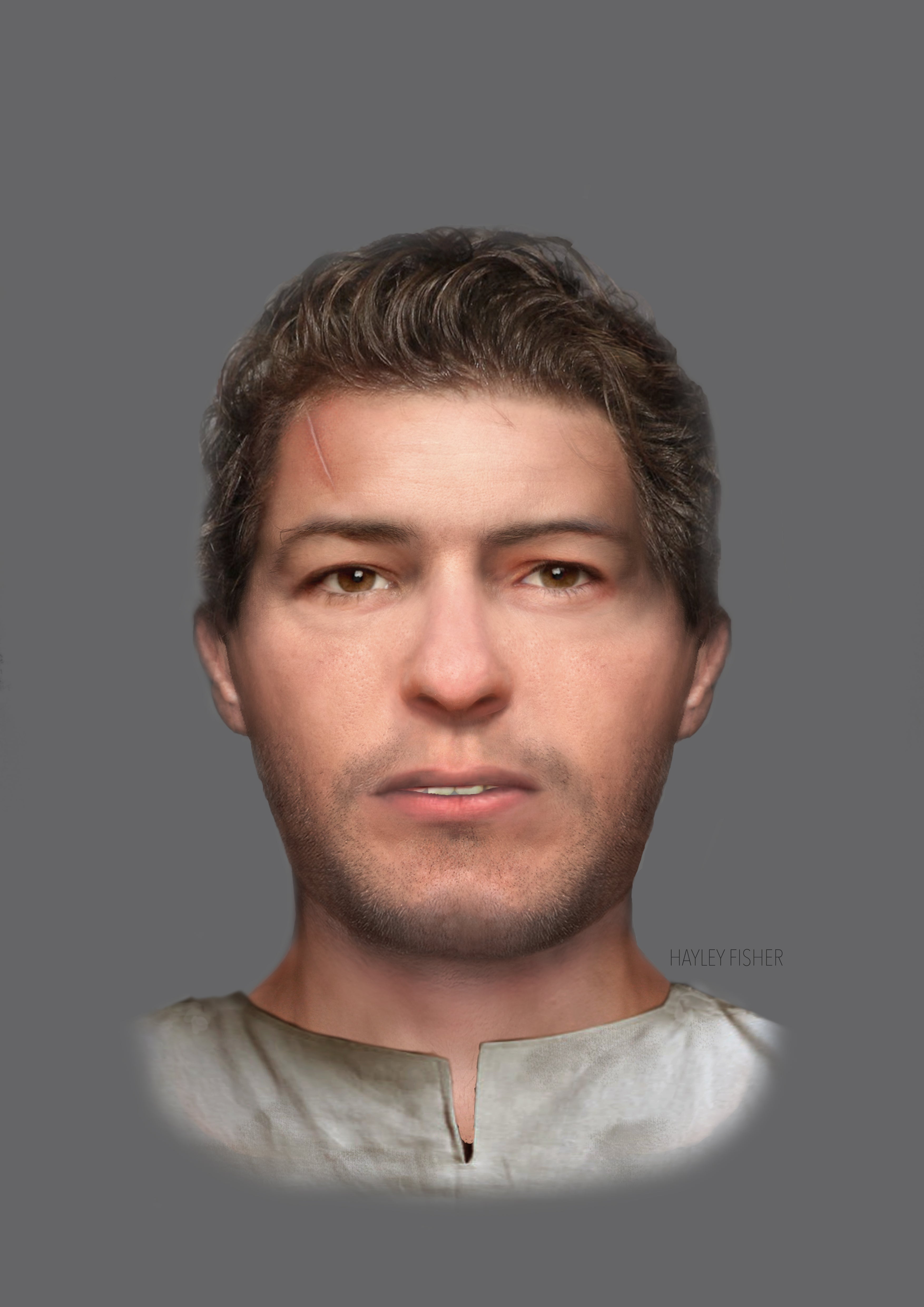 Facial reconstruction of a man who may have come from Loch Lomond (Edinburgh City Council/PA)