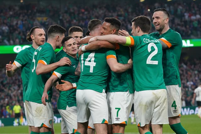 The Republic of Ireland stretched their unbeaten run to seven games with a 2-2 draw against Belgium (Brian Lawless/PA)