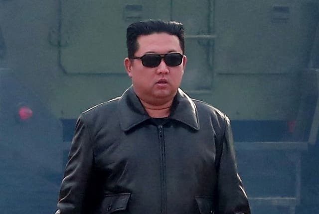 <p>North Korean leader Kim Jong Un</p>