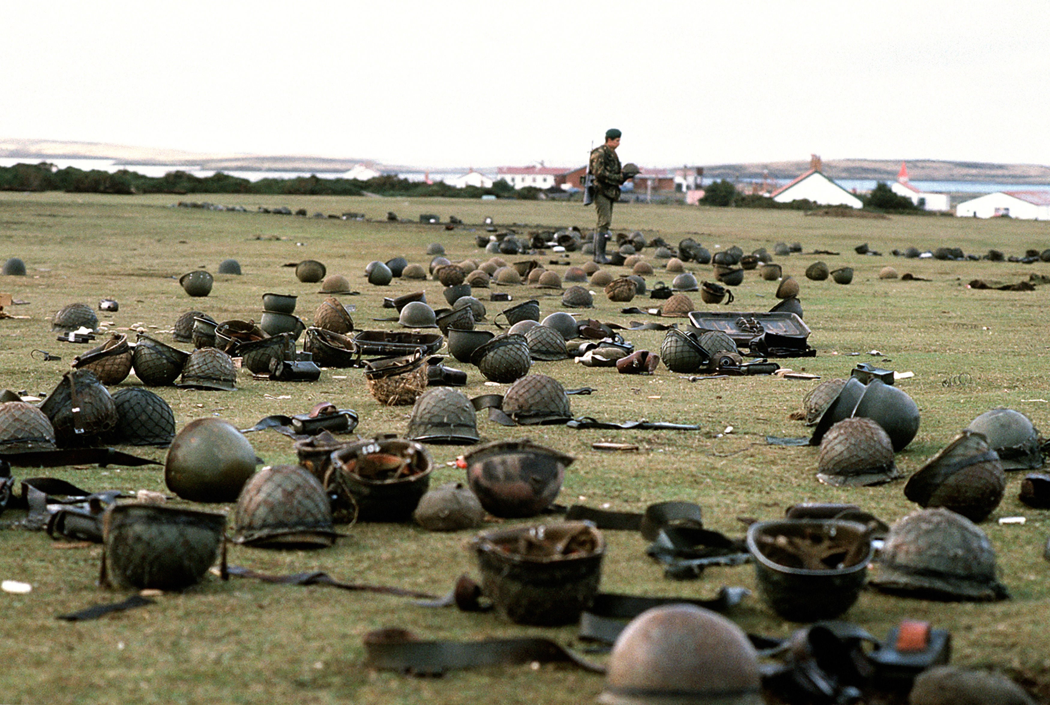 More than 200 British servicemen were killed during the 74-day war in 1982